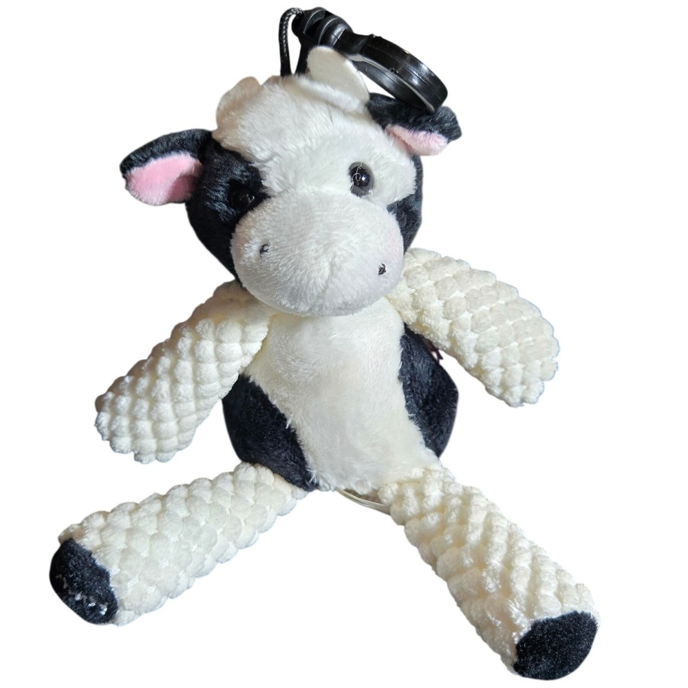 Scentsy Buddy Clip Clover Cow Plush Backpack Charm 8" Scented Farm Stuffed